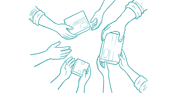 Math trade illustration